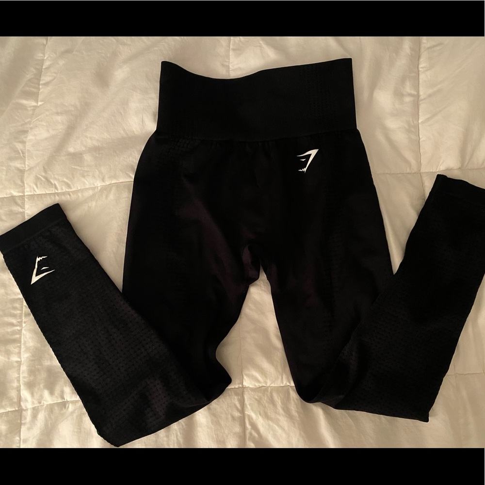Black Marl Vital Seemless Leggings